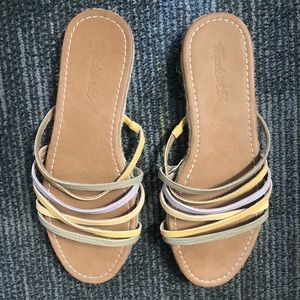 Madewell espadrille slide sandal
